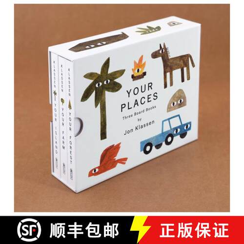 【3-4周达】Your Places Box Set: (Three Board Books for Babies and Toddlers About Safe Spaces, Comfort... [9781536241853]