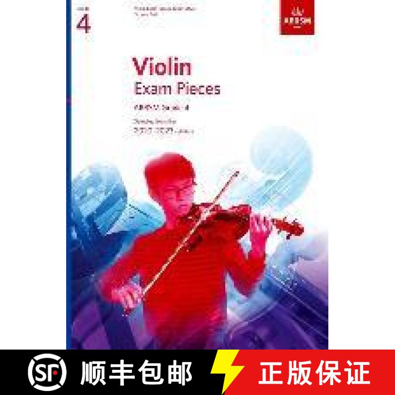 【4周达】Violin Exam Pieces 2020-2023, ABRSM Grade 4, Score & Part: Selected from the 2020-2023 syllabus [9781786012470]