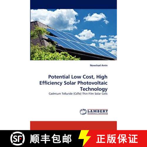 预订 Potential Low Cost, High Efficiency Solar Photovoltaic Technology [9783844307962]