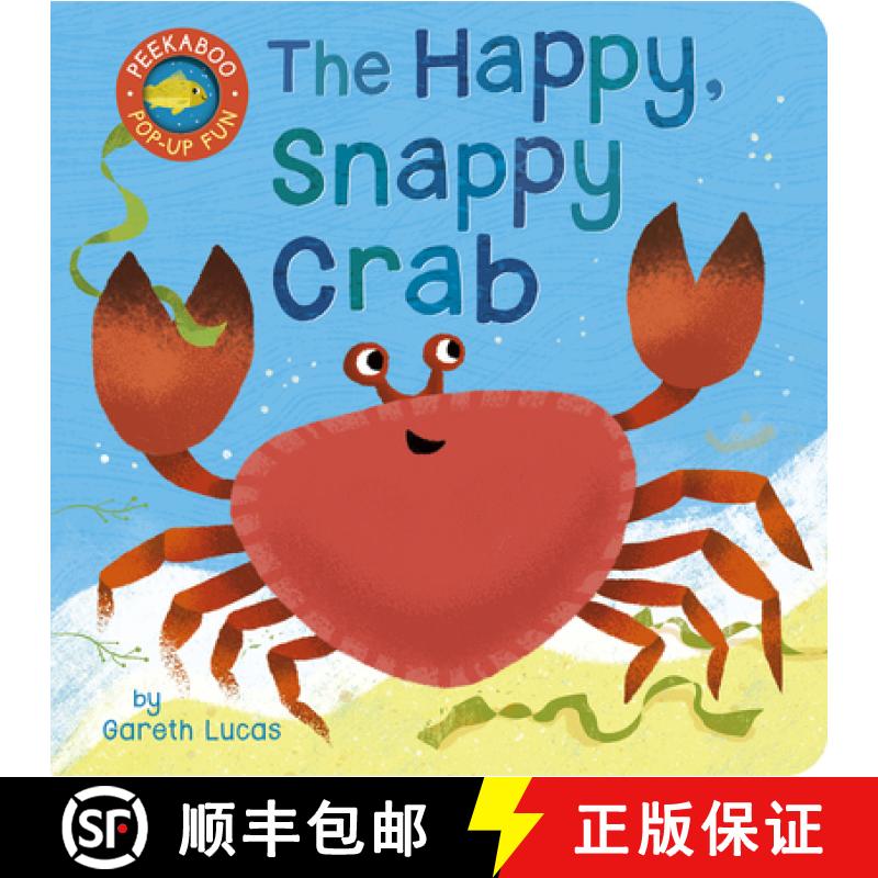 【3-4周达】The Happy Snappy Crab: Peekaboo Pop-Up Fun! [9781680105841]