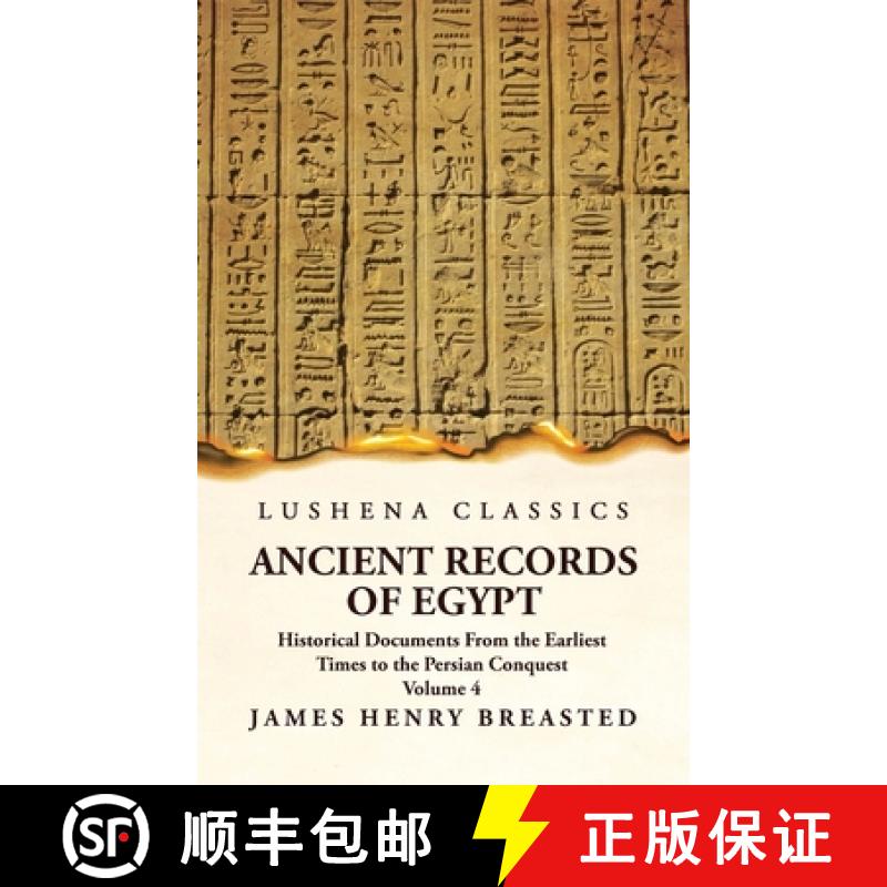 【2-3周达】Ancient Records of Egypt Historical Documents From the Earliest Times to the Persian Conqu... [9781639236558]