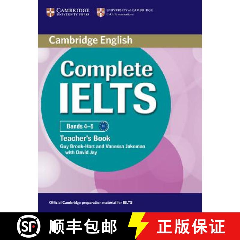 【3-4周达】Complete IELTS Bands 4–5 Teacher's Book: - Complete IELTS Bands 4-5 Teacher's Book [9780521185158]图片