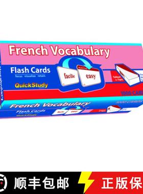 预订 French Vocabulary Flash Cards (1000 Cards): A Quickstudy Reference Tool [9781423249443]