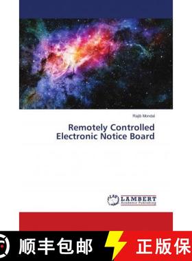 预订 Remotely Controlled Electronic Notice Board [9786139910632]