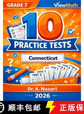 【3-4周达】10 Connecticut SBAC Grade 7 Math Practice Tests: The Ultimate Test Prep Collection with An... [9798895992623]