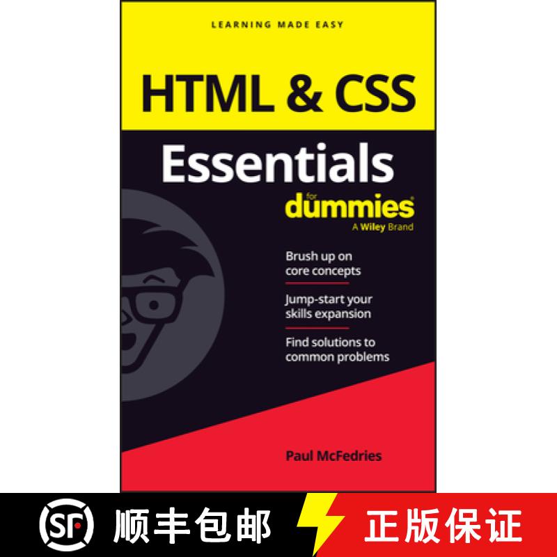 【3-4周达】HTML & CSS Essentials for Dummies [9781394262908]