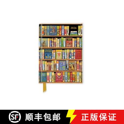 【2-3周达】Bodleian Libraries: Bookshelves 2026 Luxury Pocket Diary Planner - Week to View [9781835624678]