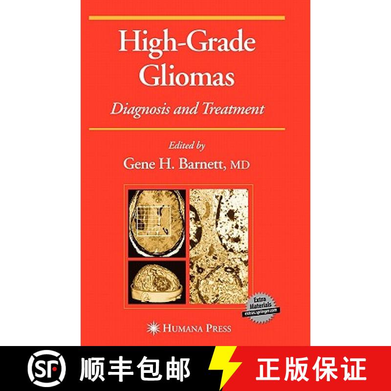 【3-4周达】High-Grade Gliomas : Diagnosis and Treatment [9781588295118]