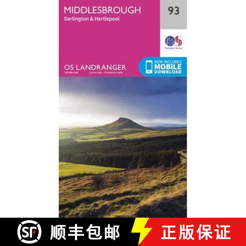 【2-3周达】Middlesbrough, Darlington & Hartlepool [9780319261910]