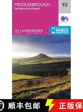 【3-4周达】Middlesbrough, Darlington & Hartlepool [9780319261910]