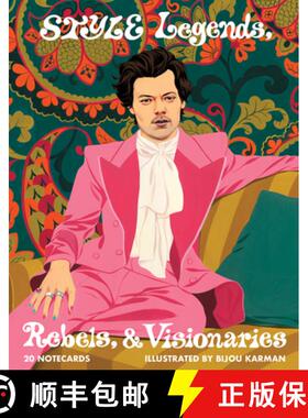 Style Legends, Rebels, and Visionaries Notecards: 20 Notecards and Envelopes [9781797227771]