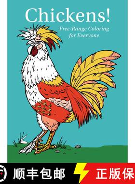 【3-4周达】Chickens! Free-Range Coloring for Everyone - Drilled [9781631586774]
