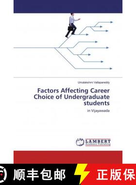 预订 Factors Affecting Career Choice of Undergraduate students [9786200241337]