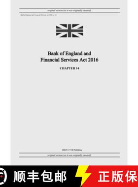 【3-4周达】Bank of England and Financial Services Act 2016 (c. 14) [9798885590068]