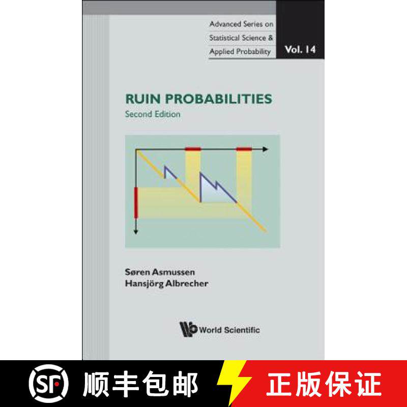 【3-4周达】RUIN PROBABILITIES (2ND EDITION), VOL 14 [9789814282529]