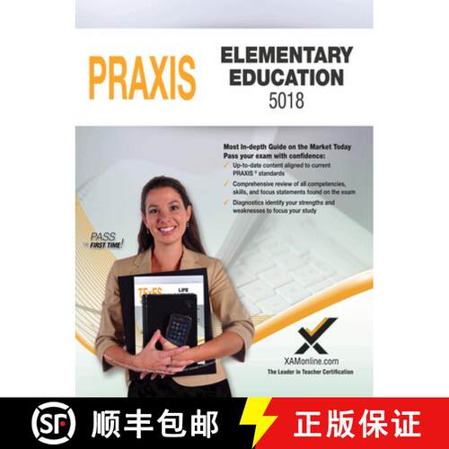 【3-4周达】2017 Praxis Elementary Education: Content Knowledge (5018) [9781607876311]