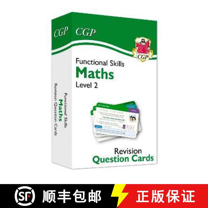 【3-4周达】New Functional Skills Maths Revision Question Cards - Level 2 [9781789086966]