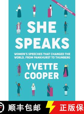 现货 她说 She Speaks: Women's Speeches That Changed the World, from Pankhurst to Thunberg [9781786499943]