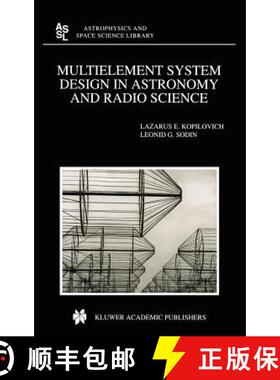 【3-4周达】Multielement System Design in Astronomy and Radio Science [9781402000690]