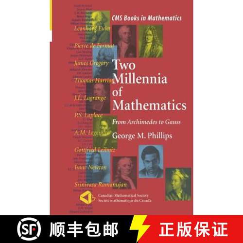 【3-4周达】Two Millennia of Mathematics : From Archimedes to Gauss [9781461270355]