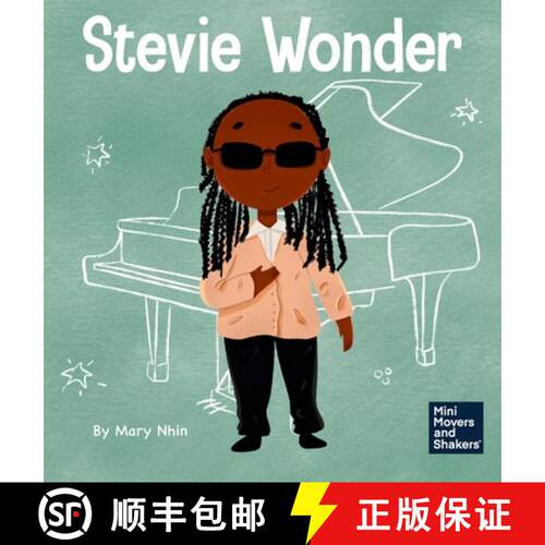 【3-4周达】精装 Stevie Wonder: A Kid's Book About Having Vision [9781637318263]