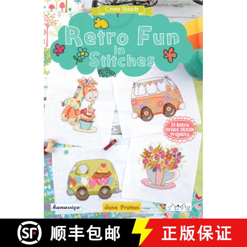 【3-4周达】Retro Fun in Stitches [9786059192033]