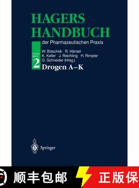 【3-4周达】Hagers Handbuch der Pharmazeutischen Praxis : Folgeband 2: Drogen A-K [9783642637940]