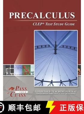 【3-4周达】Precalculus CLEP Test Study Guide [9781614336457]
