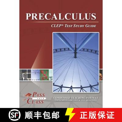 【3-4周达】Precalculus CLEP Test Study Guide [9781614336457]
