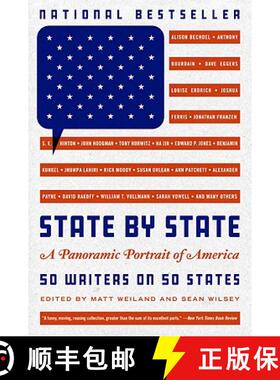 【3-4周达】State by State: A Panoramic Portrait of America [9780061470912]