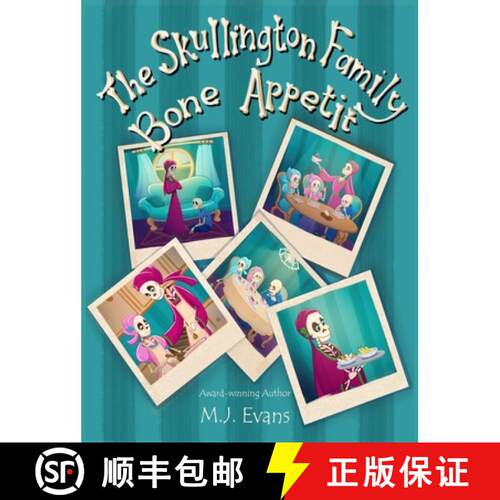 【3-4周达】精装 The Skullington Family Bone Appetit [9781737361800]