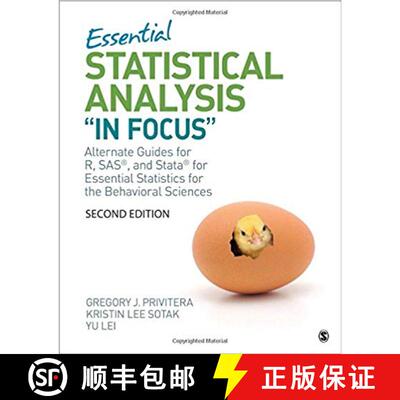 【3-4周达】Essentials of Statistical Analysis In Focus: Alternate Guides for R, SAS, and Stata for Es... [9781544325842]