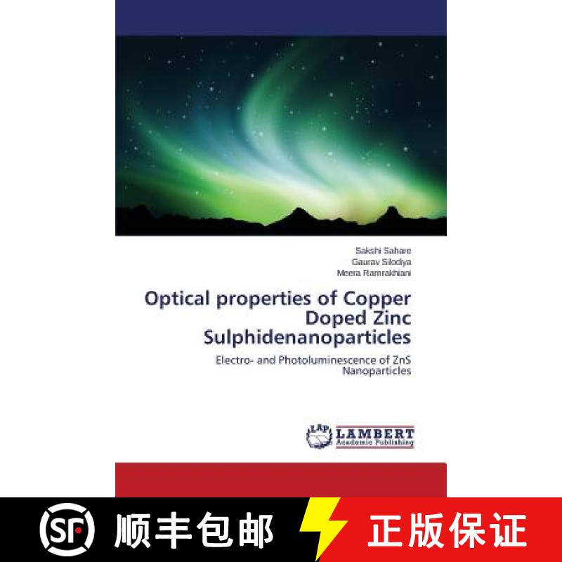 预订 Optical properties of Copper Doped Zinc Sulphidenanoparticles [9783659524189]