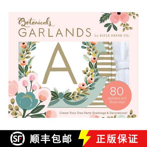 预订 Botanicals Garlands (Rifle) [9781452109619]