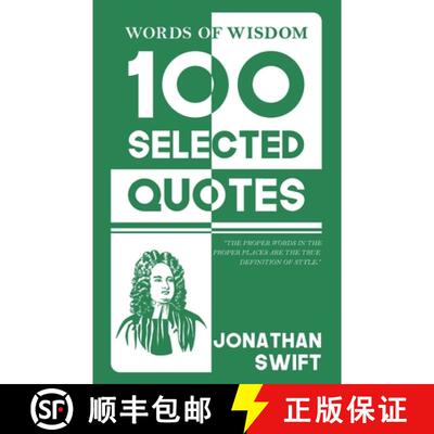 【3-4周达】Words Of Wisdom: 100 Selected Quotes by Jonathan Swift with Beautiful Illustrations [9789363978935]