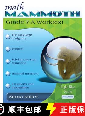 【3-4周达】Math Mammoth Grade 7-A Worktext [9781954379190]