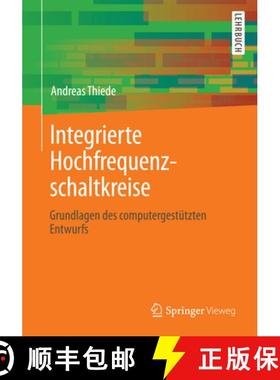 【3-4周达】Integrierte Hochfrequenzschaltkreise: Grundlagen Des Computergestützten Entwurfs [9783834812469]