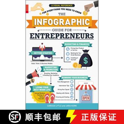 【3-4周达】The Infographic Guide for Entrepreneurs: A Visual Reference for Everything You Need to Know [9781507209387]
