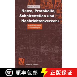 【3-4周达】Netze, Protokolle, Schnittstellen und Nachrichtenverkehr: Grundlagen und Anwendungen [9783528039981]