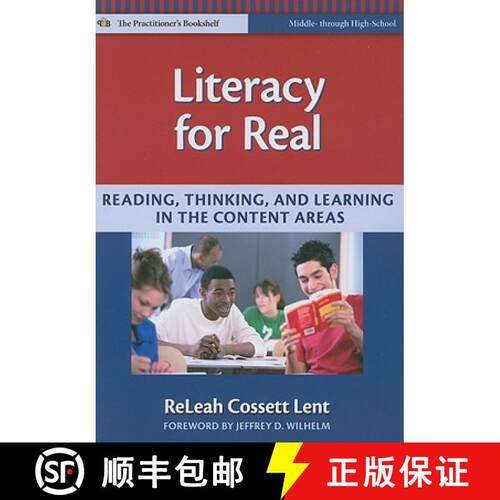 【3-4周达】Literacy for Real: Reading, Thinking, and Learning in the Content Areas [9780807749432]
