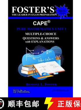 【3-4周达】Foster's CAPE(R) Pure Mathematics Unit 1: Multiple-Choice Questions & Answers: Algebra, Ge... [9789769717909]