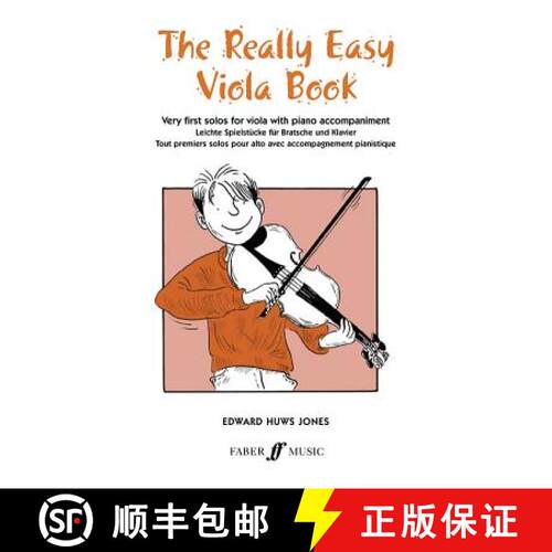 【3-4周达】The Really Easy Viola Book: Very First Solos for Viola with Piano Accompaniment [9780571510924]