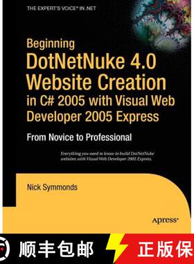 【3-4周达】Beginning DotNetNuke 4.0 Website Creation in C# 2005 with Visual Web Developer 2005 Expres... [9781590596814]