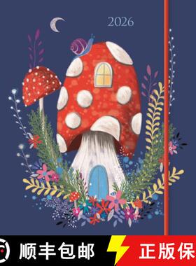 【3-4周达】Toadstool Square Pocket Diary 2026 [9781529854053]