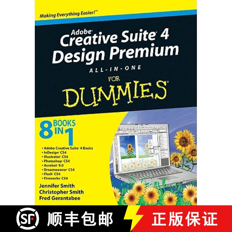 【3-4周达】Adobe Creative Suite 4 Design Premium All-In-One For Dummies(R) [Wiley计算机] [9780470331866]