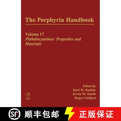 【3-4周达】精装 Porphyrin Handbook: Phthalocyanines: Properties and Materials - The Porphyrin Handboo... [9780123932273]