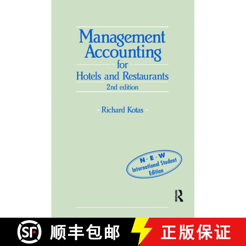 【3-4周达】Management Accounting for Hotels and Restaurants [9780751401103]
