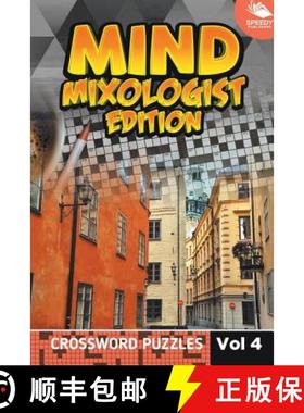 【3-4周达】Mind Mixologist Edition Vol 4 : Crossword Puzzles [9781682803806]