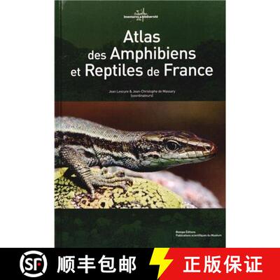 预订 精装 Atlas des Amphibiens et Reptiles de France [Atlas of Amphibians and Reptiles of France] [9782366620184]