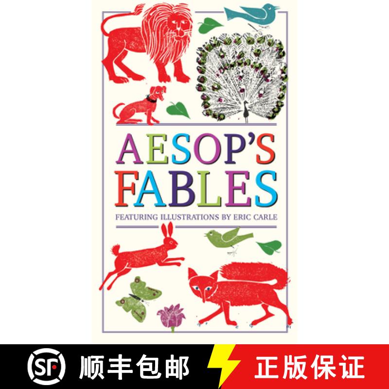 【3-4周达】Aesop's Fables (Deluxe, Hardbound Edition with Original Illustrations by Eric Carle) [9781441342584]